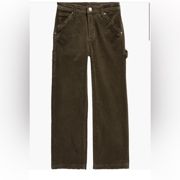 Joe's The Lola Crop Olive corduroy pants Size 10 - Picture 1 of 3